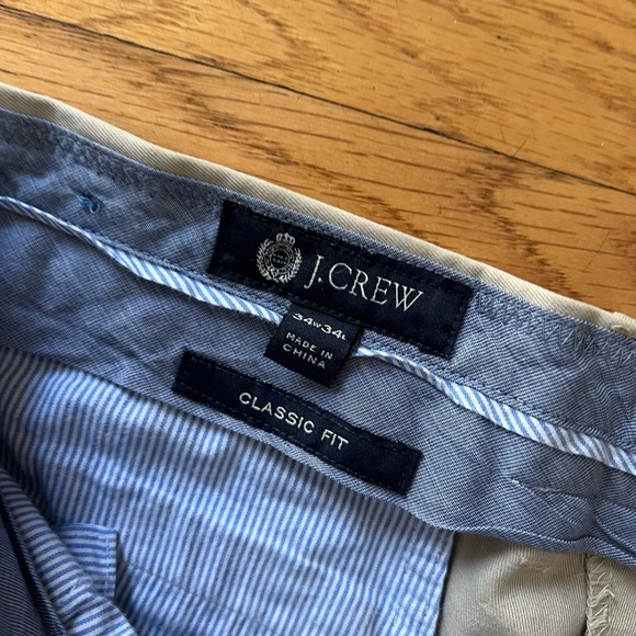 J Crew Khaki 34 x 34 - Picture 2 of 3